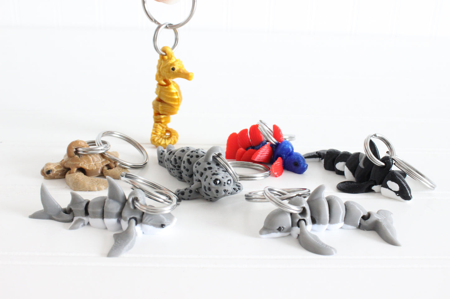 Bunny Keychain - Animal Keychain for Car Keys, Backpacks, and Purses