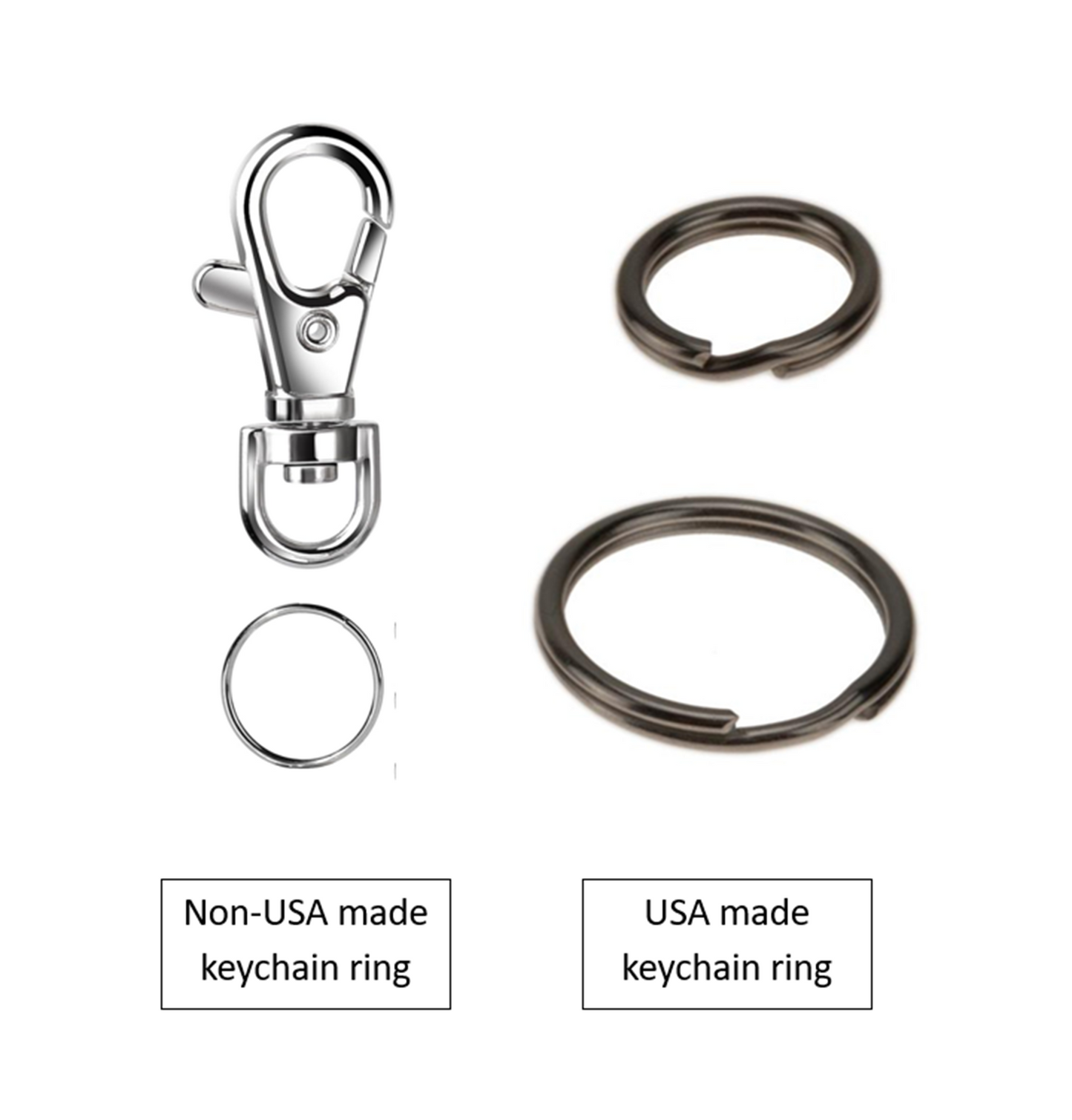 Black and White Cow Keychain - Animal Keychain for Car Keys, Backpacks, and Purses