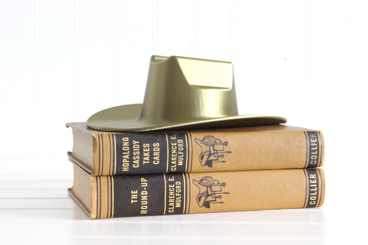 Cowboy Hat Decor, Cowgirl Hat Figurine, Country Western Home Decor, Southwestern Party Decor