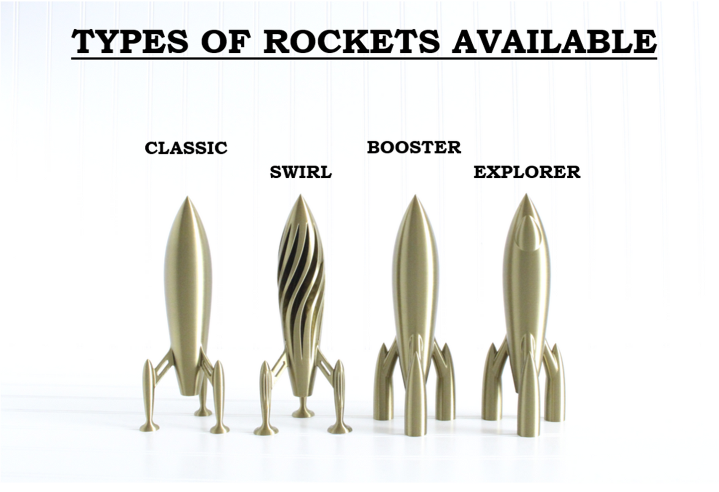 Rocket Ship Figurine, Spaceship