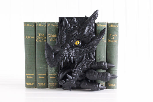 Dragon Head Open Mouth ONLY, Dragon Book Nook, Bookshelf Decor, 3D Print