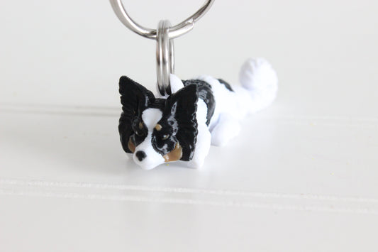Dog Keychain - Animal Keychain for Car Keys, Backpacks, and Purses