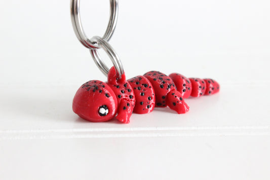 Salamander Keychain -  Animal Keychain for Car Keys, Backpacks, and Purses