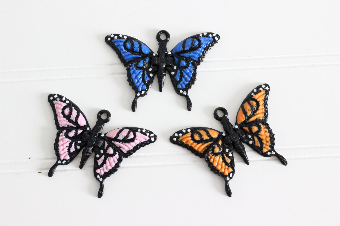 Butterfly Keychain -  Animal Keychain for Car Keys, Backpacks, and Purses