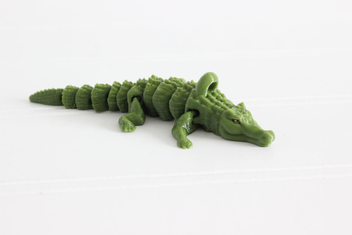 Alligator Keychain -  Animal Keychain for Car Keys, Backpacks, and Purses