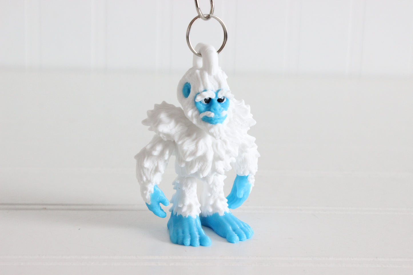 Yeti Keychain - Keychain for Car Keys, Backpacks, and Purses - Yeti, Bigfoot or Sasquatch