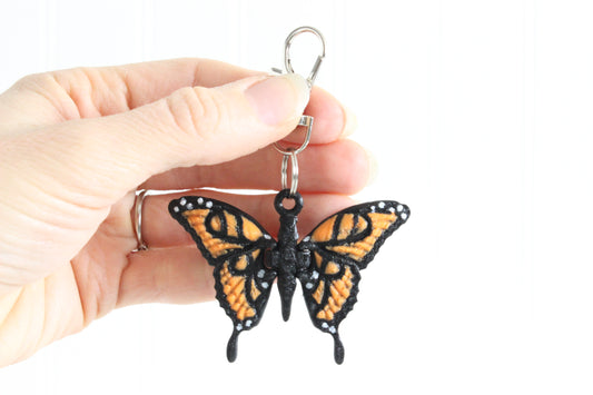 Butterfly Keychain -  Animal Keychain for Car Keys, Backpacks, and Purses