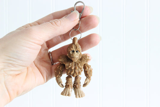 Bigfoot Keychain - Animal Keychain for Car Keys, Backpacks, and Purses
